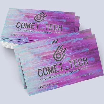Full-Color Metallic Business Cards