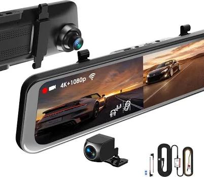 Rexing M2 Max Pro 4K WiFi GPS Mirror Dash Cam