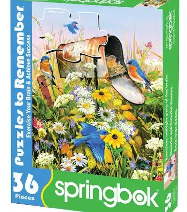 Springbok Blue Birds Jigsaw Puzzle