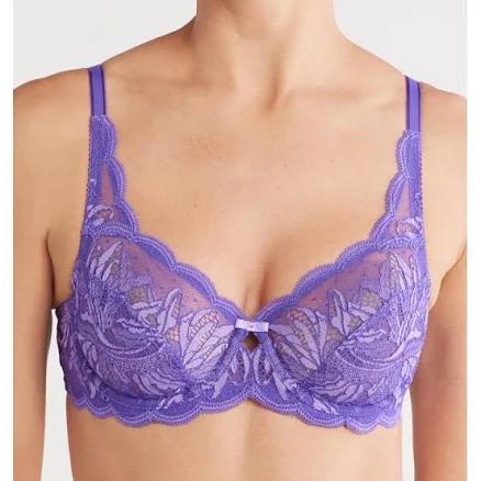 Felina Women's Peridot Lace Unlined Underwire Bra