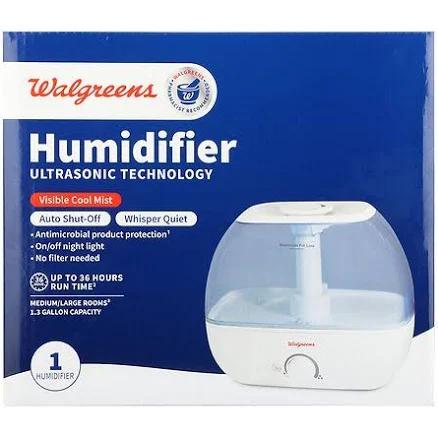 Walgreens Ultrasonic Technology Humidifier