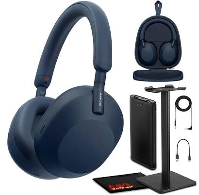 Sony WH-1000XM5 Best Auto Noise Canceling Wireless Over-Ear Headphones, 30hr Battery Life - Optimizer for Alexa and Google Assistant, Crystal Clear