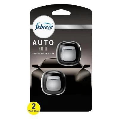 Febreze AUTO Air Freshener Vent Clip Noir Scent