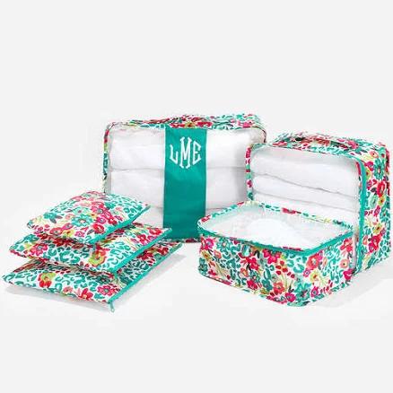 Monogrammed Packing Bag Set