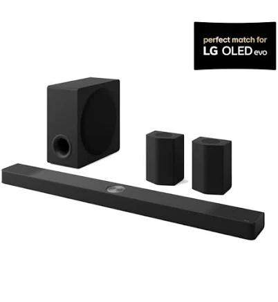 LG S95TR 9.1.5 Channel Wireless Dolby Atmos Soundbar with Rear Speakers