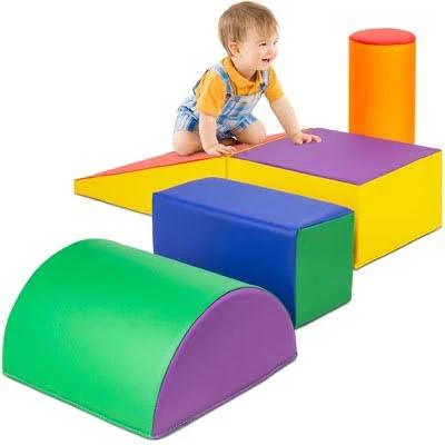 Best Choice Products Kids Climb & Crawl Soft Foam Block Playset Structures