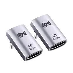 Cable Matters 40Gbps USB-C Right Angle Adapter 2-Pack