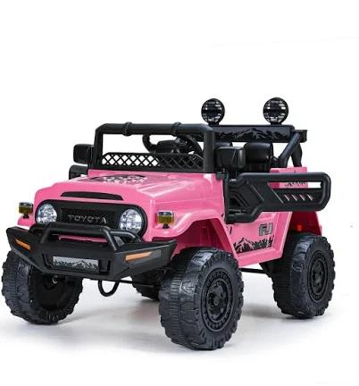 FUNTOK Officially Licensed Toyota FJ Cruiser Kid Ride On Truck