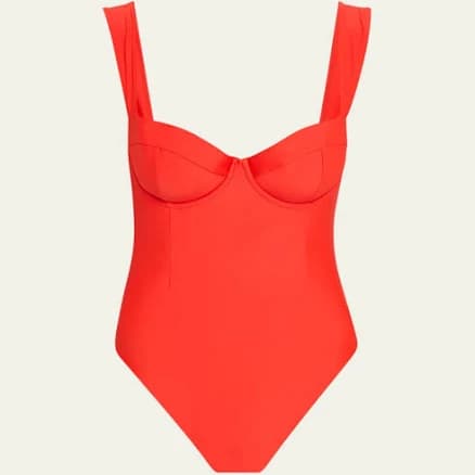 SIMKHAI Women's Kyle Bustier One Piece Swimsuit