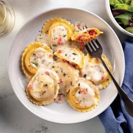 Omaha Steaks Lobster Ravioli Skillet Meal