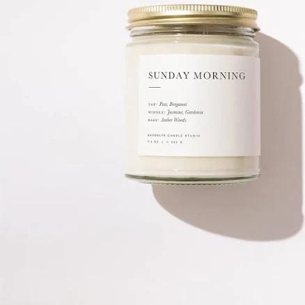 Brooklyn Candle Studio Sunday Morning Minimalist Candle