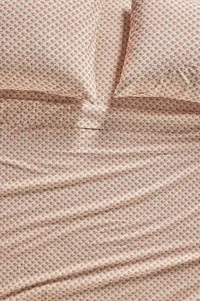 Organic Cotton Percale Printed Sheet Set by Anthropologie, Size: S/2 Standard XL Pillowcase 20 X 30