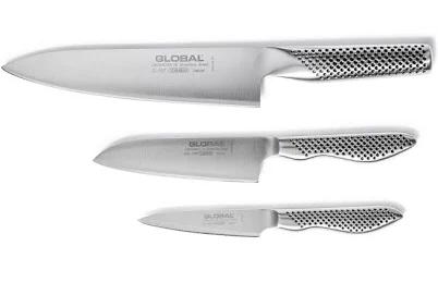 Global Chef's Selection 3-Piece Knife Set