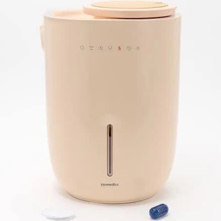 HoMedics Top-Fill Warm/Cool Mist Ultrasonic Humidifier with Small Planter