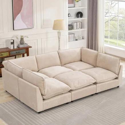 6-Seater Modular Sofa Latitude Run Body Fabric