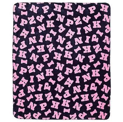 Victoria's Secret Cozy Logo Blanket