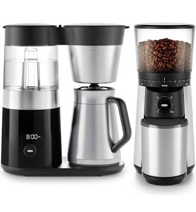 OXO Good Grips 9-Cup Coffee Maker & Conical Burr Coffee Grinder Bundle