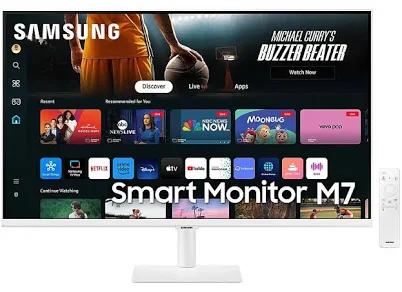 Samsung Smart Monitor M7 4K UHD with Streaming TV, Speakers and USB-C