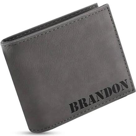 Personalized Leather Wallet for Men