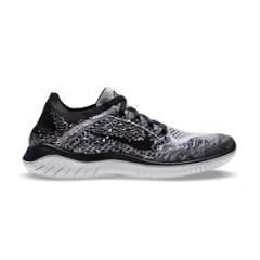 Nike Women's Free Run Flyknit 2018 Running Shoes in Black, Size: 10 | 942839-101