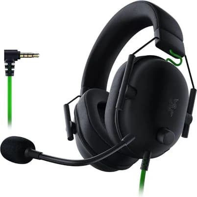 BlackShark V2 X Gaming Headset: 7.1 Surround Sound - 50mm Drivers - Memory Foam Cushion - For PC, PS4, PS5, Switch - 3.5mm Audio Jack - Black_TK