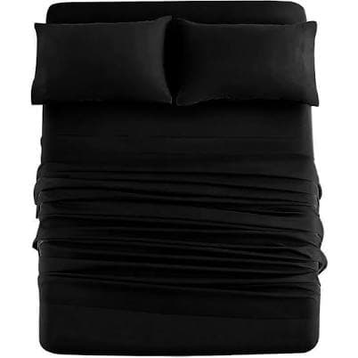 DAN RIVER California King Jersey Sheet Set | Luxury 100% Cotton Bed Sheets | T-Shirt Sheets | All Season Bedding | Soft Comfortable Deep Pocket