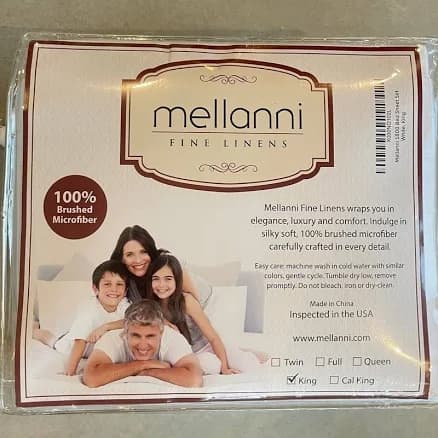 32 Degrees Mellanni King Sheet Set - New Home | Color: White