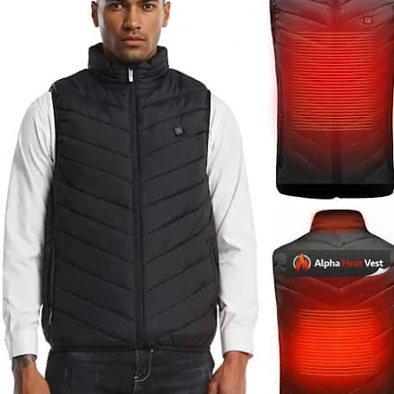 FREEZE2TRIM Alpha Heat Vest with 8 Heating Zones