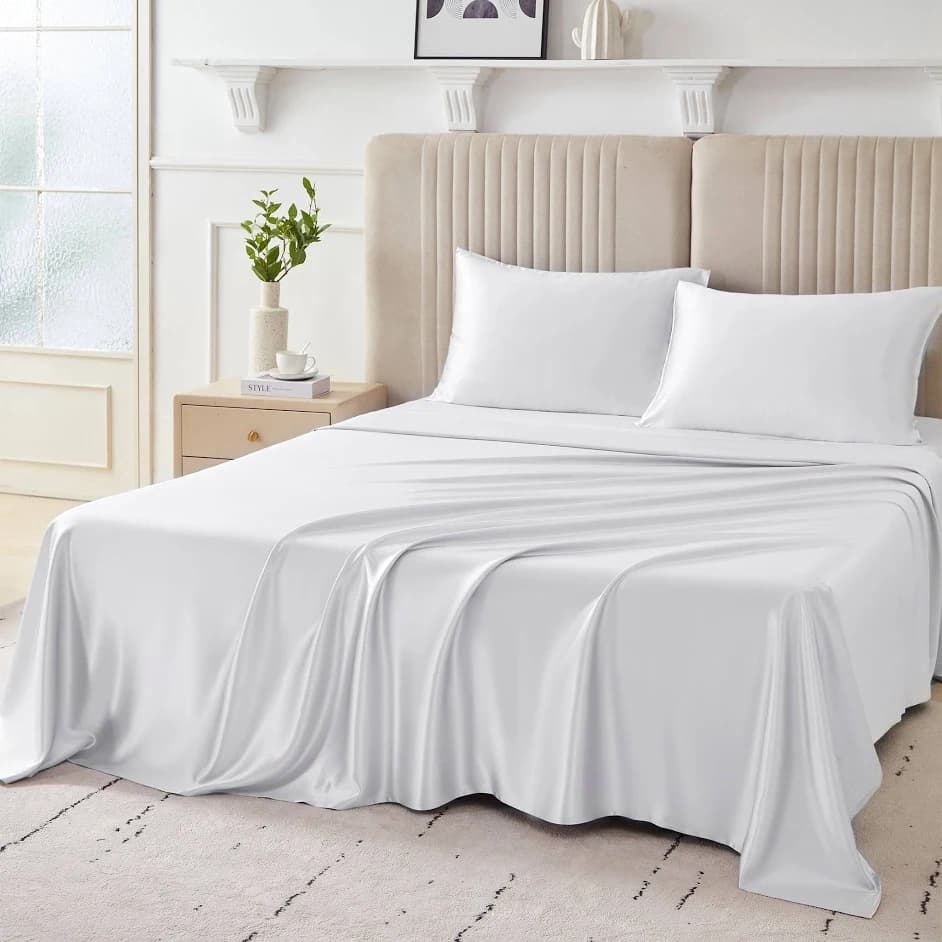 Mulberry Park 100% Silk Sheet Set 22 Momme 6a Mulberry Silk Bed Sheets