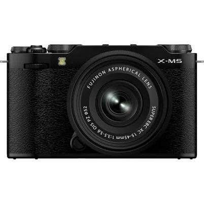 FUJIFILM X-M5 Mirrorless Camera with XC 15-45mm f/3.5-5.6 Lens (Black) - 1690073 | Fujifilm