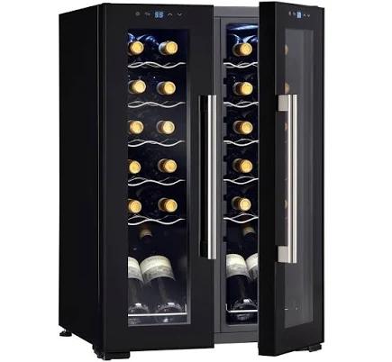 Wine Enthusiast 24-Bottle French Door Dual-Zone Compressor Wine Cooler