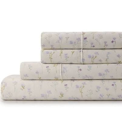 Sonoma Goods For Life Ultimate HygroCotton Sheet Set or Pillowcase Set, Lavender Fields