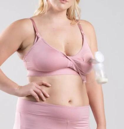 Removable Padding Elevate Motherhood with Our Supermom Breeze Nursing and Pumping Bralette