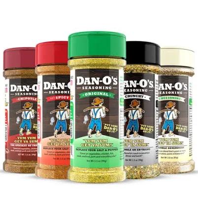 Dan-O's Seasoning 5 Bottle Combo