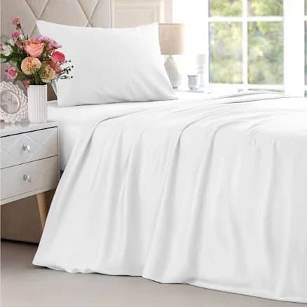 CGK Linens 100% Bamboo 4 Piece Deep Pocket Cooling Sheet Set