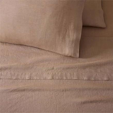 West Elm European Flax Linen Sheet Set