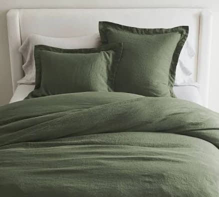 Pottery Barn Belgian Flax Linen Duvet Cover