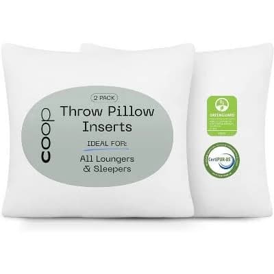 Coop Home Goods Original Throw Pillow Inserts