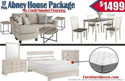 Whole House Furniture Package - $1499 - Abney 3 Room Furniture