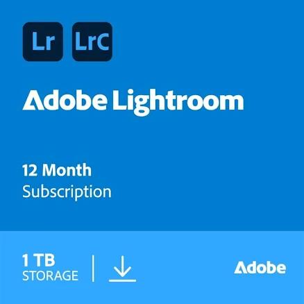 Adobe Lightroom 1TB | AI-assisted photo editor | 12-Month Subscription with auto-renewal |PC/Mac | Digital Download