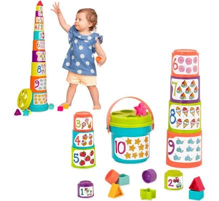 Battat Sort & Stack Educational Stacking Cups