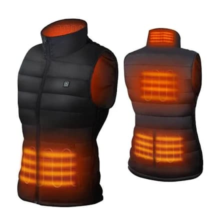 Dr. Prepare Unisex Electric Heated Vest with 3 Heating Levels and 6 Heating Zone