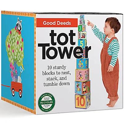 eeBoo Good Deeds Tot Tower Stacking Blocks