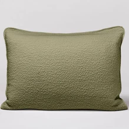 Cascade Organic Matelasse Sham Coyuchi