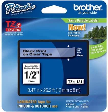 Brother TZe P-Touch Tape
