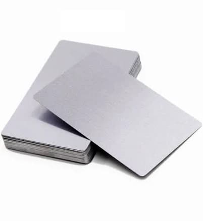 Aluminum Business Cards