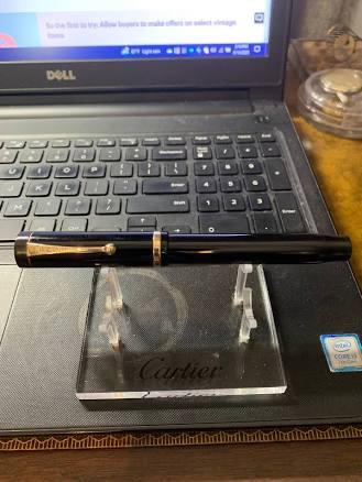 ca 1929 Parker Senior Duofold near MInt condition 14K Solid Gold nib 100% original and in working order