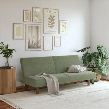 DHP Myla Armless Futon Sofa Bed