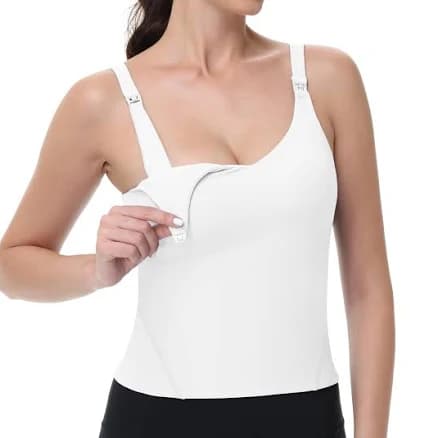 VOCNI Longline Nursing Tank Tops