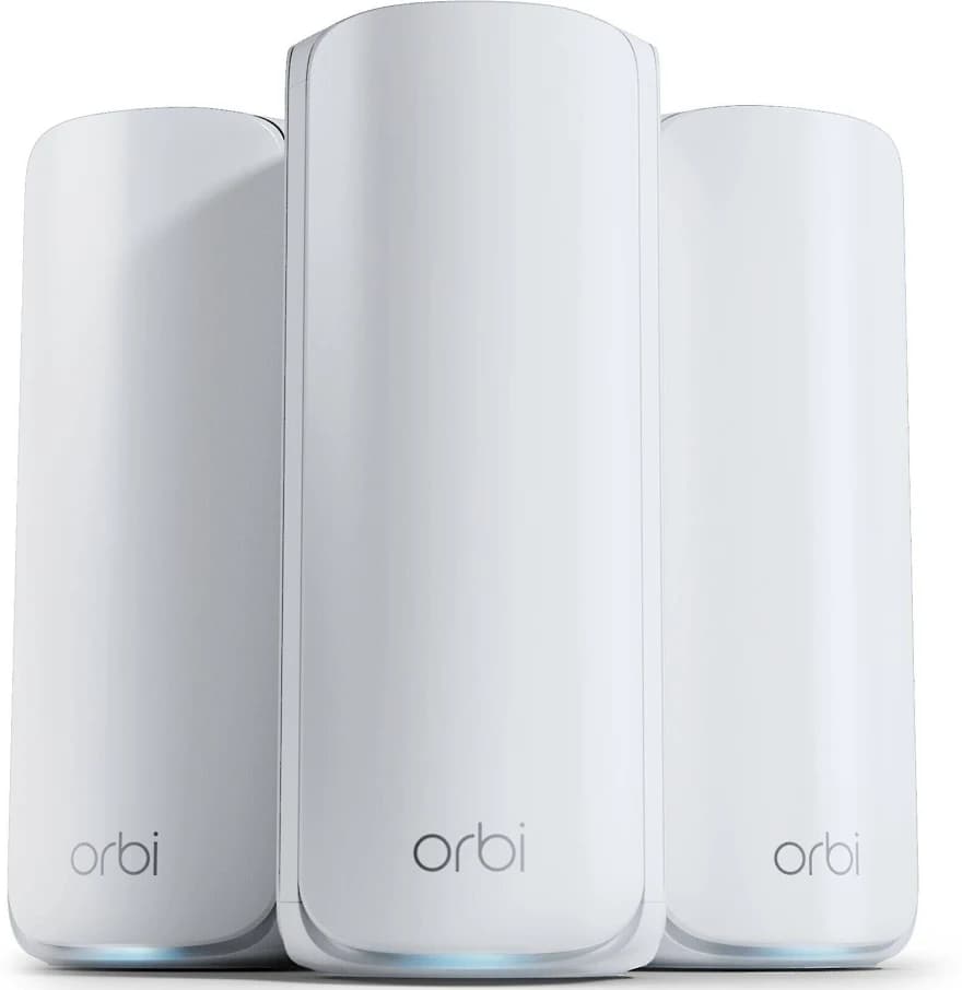 Netgear Orbi 770 Series Tri-Band Wi-Fi System (RBE773) Tri-Band Wi-Fi 7 Mesh Router with Satellite Signal Boosters